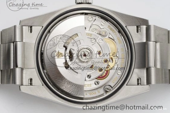 Steel Oyster DateJust 36 Textured Dial V2 on 904L JDF Blue VR3235 SS Bracelet 0228